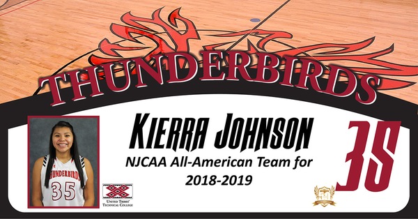 United Tribes Kierra Johnson Named NJCAA All-American